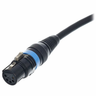 Кабель Sommer Cable DMX кабель черный 1,5м 5 пол. Sommer Cable DMX cable black 1,5m 5 Pol.