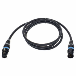 Кабель Sommer Cable DMX кабель черный 1,5м 5 пол. Sommer Cable DMX cable black 1,5m 5 Pol.