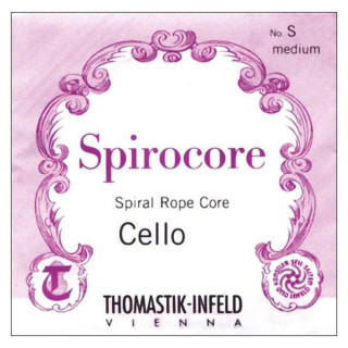 Одиночная струна для виолончели Thomastik Spirocore C Cello 1/2 medium Thomastik Spirocore C Cello 1/2 medium