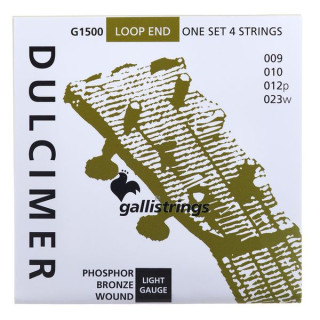 Струны для дульцимера Galli Strings G1500 Dulcimer Strings Light Galli Strings G1500 Dulcimer Strings Light