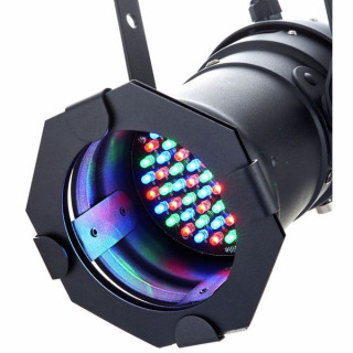 Лестничный пролет LED PAR 36 Alu BK Stairville LED PAR 36 Alu BK