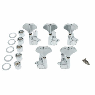 Колки для бас-гитары Gotoh GB350-5 3L/2R C Bass Tuners Gotoh GB350-5 3L/2R C Bass Tuners
