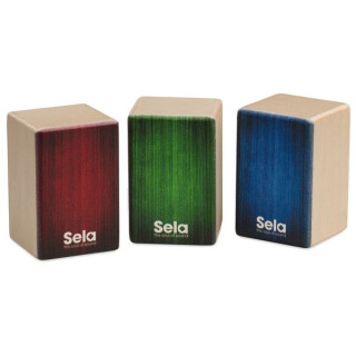 Мини-кахоны Sela SE 108 Mini Cajon Shaker Set Sela SE 108 Mini Cajon Shaker Set