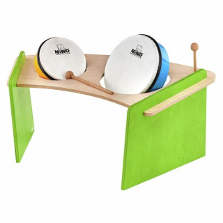 Пара ручных барабанов Nino с подставкой Nino Hand Drum Pair with Stand