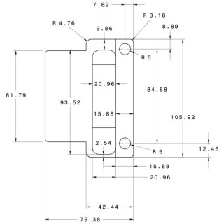 Тремоло Floyd Rose FRTCS500SS Hot Rod Trem 7 BNI Floyd Rose FRTCS500SS Hot Rod Trem 7 BNI