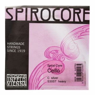 Виолончель Thomastik Spirocore C 4/4 Silver H Thomastik Spirocore C Cello 4/4 Silver H