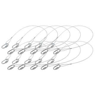 Страховочные тросы Stairville Safety Set 60cm/1,5mm 10pcs. Stairville Safety Set 60cm/1,5mm 10pcs.