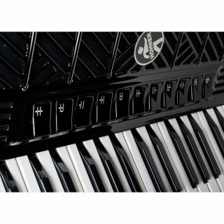 Пуговицы Hohner Mattia IV 96 BK белые Hohner Mattia IV 96 BK white Buttons