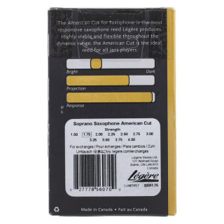 Трость для саксофона Legere American Cut Soprano Sax 1.75 Legere American Cut Soprano Sax 1.75