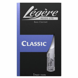 Трость для кларнета Legere Classic Bass Clarinet 3.0 Legere Classic Bass Clarinet 3.0