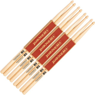 Барабанные палочки Wincent 5B Hickory Value Pack Wincent 5B Hickory Value Pack