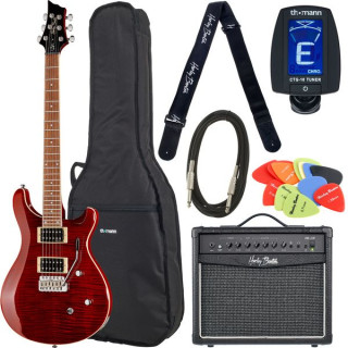 Электрогитара Harley Benton CST-24T Black Cherry Flame Набор №566773 Harley Benton CST-24T Black Cherry Flame Bundle №566773