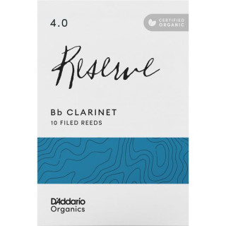 Трость для кларнета DAddario Woodwinds Organic Reserve Clarinet 4.0 DAddario Woodwinds Organic Reserve Clarinet 4.0