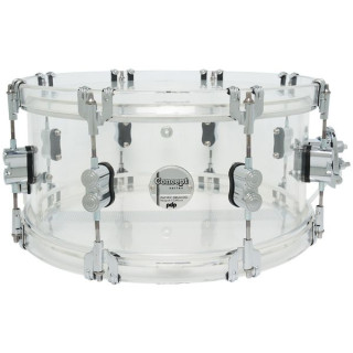 DW PDP 14"x6.5" SN Clear Acrylic DW PDP 14"x6.5" SN Clear Acrylic