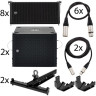 2x RCF HDL 12-AS Набор №580582 2x RCF HDL 12-AS Bundle №580582