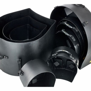 Набор футляров для барабанов Hardcase HRockFus Hardcase Drum Case Set HRockFus
