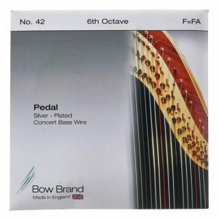 Фирменная педаль Bow BW Silver 6th F №42 Bow Brand Pedal BW Silver 6th F No.42