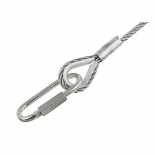 Страховочный трос Stairville Safety 300cm/6mm 35kg Stairville Safety 300cm/6mm 35kg