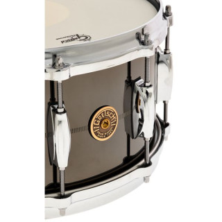 Барабаны Gretsch 14"x6,5" Малый барабан из цельной стали Gretsch Drums 14"x6,5" Solid Steel Snare