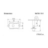 Гитарные головки Ortega OTMVG-BS Ortega OTMVG-BS Guitar Machine Heads