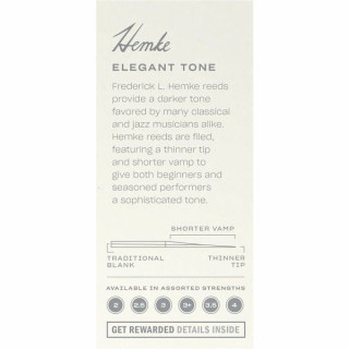 Даддарио Деревянные духовые инструменты Альт-саксофон Хемке 3.0+ DAddario Woodwinds Hemke Alto Saxophone 3.0+