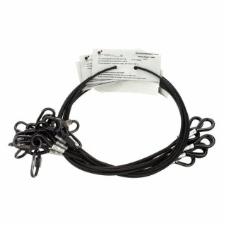 Комплект безопасности Stairville 80см/3мм Bk 10шт Stairville Safety Set 80cm/3mm Bk 10pcs