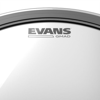 Пластик для бас-барабана Evans 18" GMAD Clear Bass Drum Evans 18" GMAD Clear Bass Drum