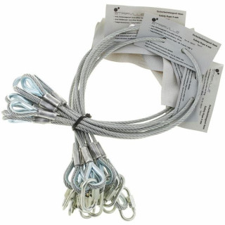 Страховочные тросы Stairville Safety Set 60cm/4mm 10pcs Stairville Safety Set 60cm/4mm 10pcs