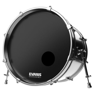 Резонансный бас-барабан Evans 20" EQ3 BK Evans 20" EQ3 Resonant Bass Drum BK