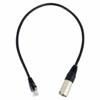 Stairville DMX-адаптер XLR M - RJ45 Stairville DMX-Adapter XLR M - RJ45