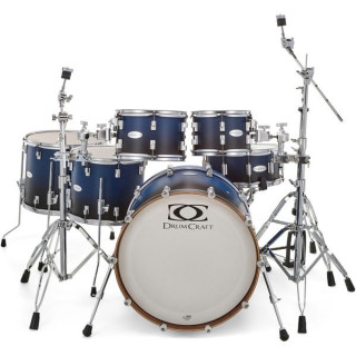 Серия DrumCraft 6 2up 2down синий переход DrumCraft Series 6 2up 2down Blue Fade