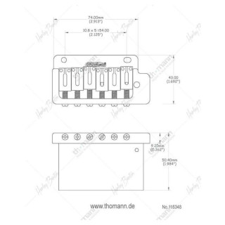 Запчасти Harley Benton WV-2 хром Harley Benton Parts WV-2 Chrome