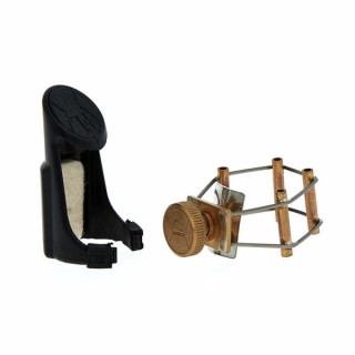 Лигатура для саксофона Francois Louis Ultimate Soprano Sax Brass XL Francois Louis Ultimate Soprano Sax Brass XL