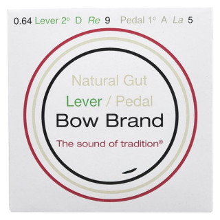 Смычковая марка NG 2-я струна для арфы D Gut №9 Bow Brand NG 2nd D Gut Harp String No.9