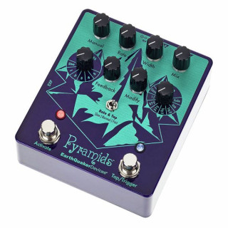 Сейсморазведочные устройства Пирамиды Стереофоническая отбортовка EarthQuaker Devices Pyramids Stereo Flanging