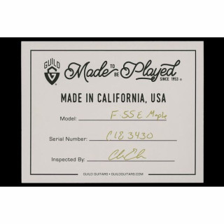 Guild F-55E Maple BLD USA Guild F-55E Maple BLD USA