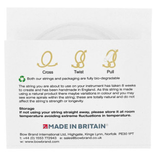 Лад Bow Brand NG 1st A Gut   Номер 5 Bow Brand NG 1st A Gut Harp String No.5