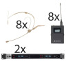 Беспроводная система 2x Sennheiser EW-DX EM 4 Dante R1-9 Bundle №613995 (Комплект)