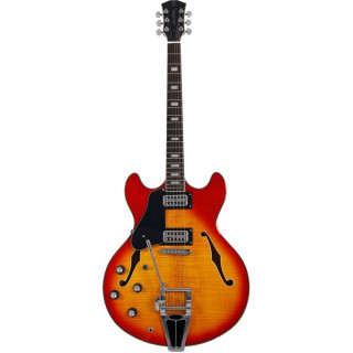 Ларри Карлтон H7T Вишневый солнечный луч LH Larry Carlton H7T Cherry Sunburst LH