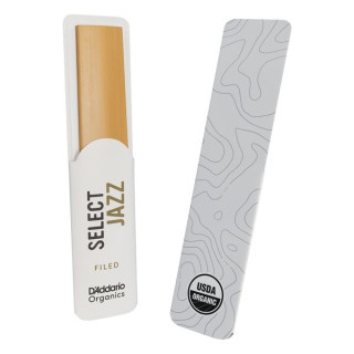 Даддарио Деревянные духовые Органический Сель. Джаз Подал ДЕСЯТЬ 3М DAddario Woodwinds Organic Sel. Jazz Filed TEN 3M