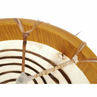 Земной шаманский барабан 30см Кокопелли Terre Shaman Drum 30cm Kokopelli