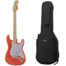 Комплект Squier Sonic Strat HSS TCoral Squier Sonic Strat HSS TCoral Bundle