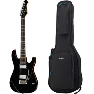 Электрогитара Harley Benton Fusion-III HH EB BK Bundle №530239 (Комплект)