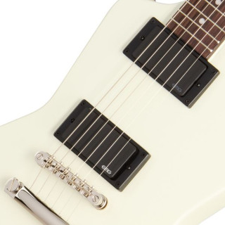 И Gibson Epiphone Explorer 80s EMG Classic White Epiphone Explorer 80s EMG Classic White