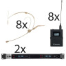 Беспроводная система 2x Sennheiser EW-DX EM 4 Dante Q1-9 Bundle №613990 (Комплект)