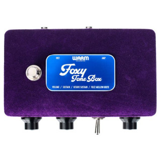 Теплый звук Лисьего тона Фиолетовый 70-й пушок Warm Audio Foxy Tone Purple 70th Fuzz