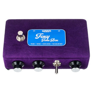 Теплый звук Лисьего тона Фиолетовый 70-й пушок Warm Audio Foxy Tone Purple 70th Fuzz