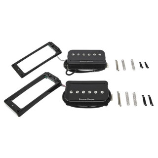 Комплект P-образных направляющих Seymour Duncan SHPR-1S Arched BK Seymour Duncan SHPR-1S P-Rail Set Arched BK