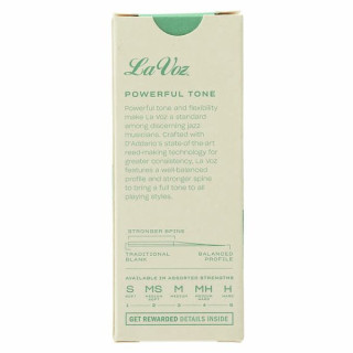 Трость для саксофона DAddario Woodwinds La Voz Tenor Saxophone MH DAddario Woodwinds La Voz Tenor Saxophone MH