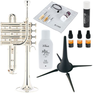 Труба пикколо Thomann TR-901S Piccolo Trumpet Набор №522756 Thomann TR-901S Piccolo Trumpet Bundle №522756